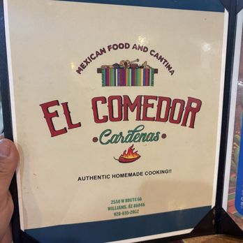 El Comedor Cardenas - Menu front - Mexican Near Me - Williams, Arizona El Comedor Cardenas - Menu front - Mexican Near Me - Williams, Arizona