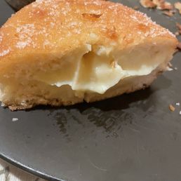 My sugar donut with a nasty filling- wasted money My sugar donut with a nasty filling- wasted money