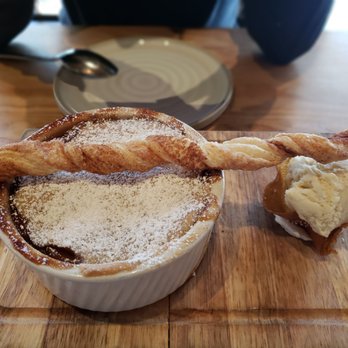 Yardbird Table & Bar - PEACH COBBLER - a little too sweet to me but maybe good for you! I loved the ice cream! - Southern Near Me - Miami Beach, Florida Yardbird Table & Bar - PEACH COBBLER - a little too sweet to me but maybe good for you! I loved the ice cream! - Southern Near Me - Miami Beach, Florida
