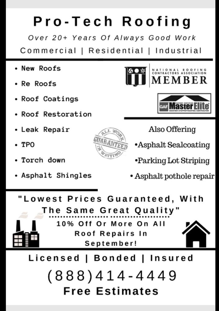 Slide of ProTech Roofing