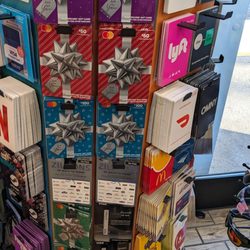 Variety of gift cards