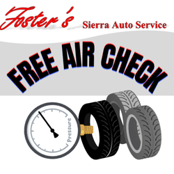 Foster's Sierra Auto Service - Foster's Sierra Auto Service offers FREE AIR CHECK for all types of vehicles and tires.