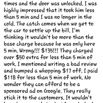 OKC Locksmith JB Tulsa - This clearly shows 1 star but it's showing 4 on the review page. Either Yelp is broken or this company is messing with reviews. - Keys & Locksmiths Near Me OKC Locksmith JB Tulsa - This clearly shows 1 star but it's showing 4 on the review page. Either Yelp is broken or this company is messing with reviews. - Keys & Locksmiths Near Me
