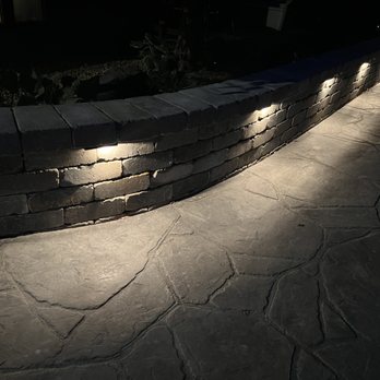 Hilltop Landscapes - Walls and lighting - Landscaping Near Me