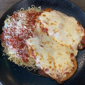 Welly's Restaurant - Chicken Parmesan with angel hair - American Near Me - Marlborough, Massachusetts Welly's Restaurant - Chicken Parmesan with angel hair - American Near Me - Marlborough, Massachusetts