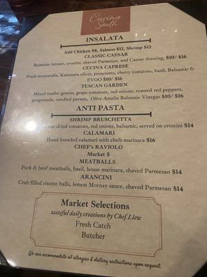 Menu photo 5 Cucina South Fernandina Beach, FL Menu photo 5 Cucina South Fernandina Beach, FL