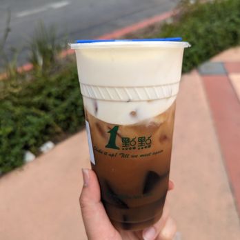ALittle Tea - Black Tea Macchiato Coffee Jelly (L) $4.49 - Bubble Tea Near Me - San Gabriel, California