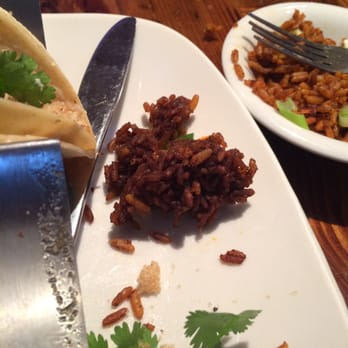 Agave Roja - Spanish rice. Looked like it was left uncovered and then microwaved the next morning. That was a majority of the rice in my little bowl - Mexican Near Me - Corolla, North Carolina Agave Roja - Spanish rice. Looked like it was left uncovered and then microwaved the next morning. That was a majority of the rice in my little bowl - Mexican Near Me - Corolla, North Carolina
