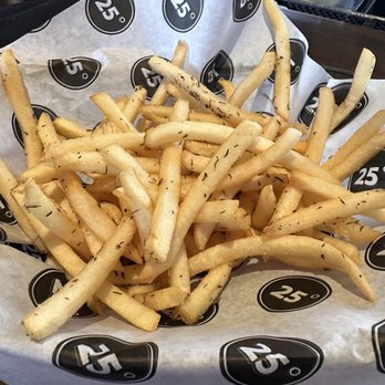 25 Degrees - Half order of French fries - Burgers Near Me - Los Angeles, California