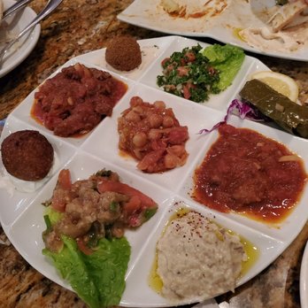 Lebanese Taverna - Apps platter - Lebanese Near Me - Mclean, Virginia