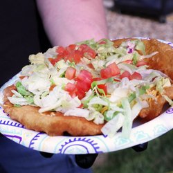 Grandma's Gourmets - Fry Bread Tacos on special occasions