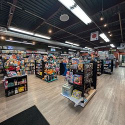 Tower Games - Lots of games and merchandise neatly displayed