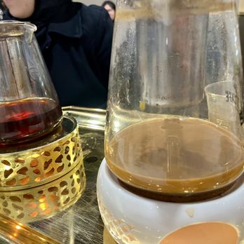 Sana'a Cafe - Yemeni Black Tea (left) and Adeni Chai (Right) ... or what's left of them haha - Coffee & Tea Near Me - Lake Forest, California Sana'a Cafe - Yemeni Black Tea (left) and Adeni Chai (Right) ... or what's left of them haha - Coffee & Tea Near Me - Lake Forest, California