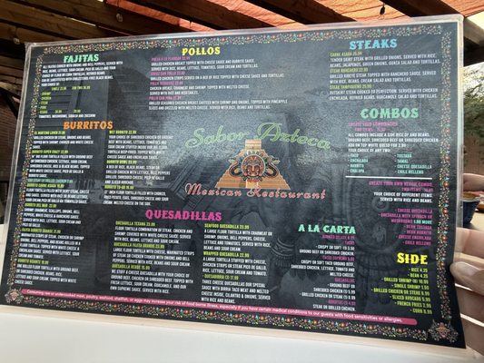 Menu photo 4 Sabor Azteca Galena, IL