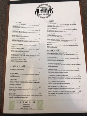 Menu photo 5 Alaina's Ale House Richmond, RI Menu photo 5 Alaina's Ale House Richmond, RI