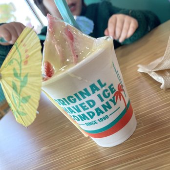 Bahama Buck's - Strawberry Cheesecake with condensed milk! - Shaved Ice Near Me - Frisco, Texas Bahama Buck's - Strawberry Cheesecake with condensed milk! - Shaved Ice Near Me - Frisco, Texas