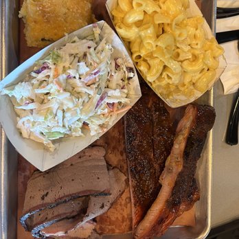 Fat Boys BBQ - 2 meat platter. Brisket and ribs - Barbeque Near Me - Ocala, Florida