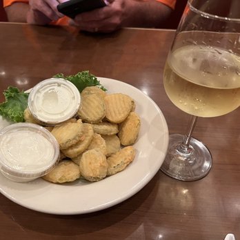 Crystal Beer Parlor - Fried Pickles and Chardonnay - Southern Near Me - Savannah, Georgia Crystal Beer Parlor - Fried Pickles and Chardonnay - Southern Near Me - Savannah, Georgia