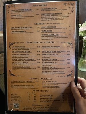 Menu photo 4 Burg Steakhouse Gatlinburg, TN Menu photo 4 Burg Steakhouse Gatlinburg, TN