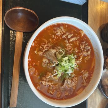 Meiji Seimen - Shabu shabu udon spicy level 2 - Noodles Near Me - Costa Mesa, California
