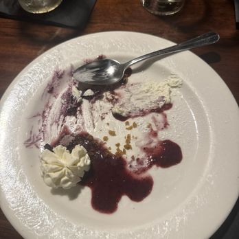 Middle Grounds Grill - Blueberry cheesecake - Seafood Near Me - Treasure Island, Florida Middle Grounds Grill - Blueberry cheesecake - Seafood Near Me - Treasure Island, Florida