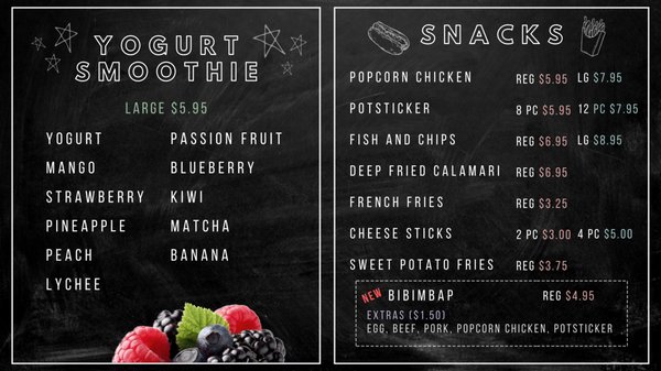 Menu photo 4 Boba Loca Sacramento, CA
