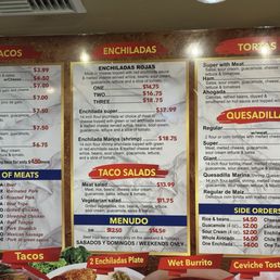 Menu Pt 3/4