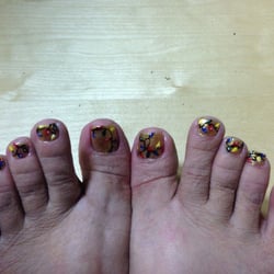 Nails by Amanda - Christmas lights