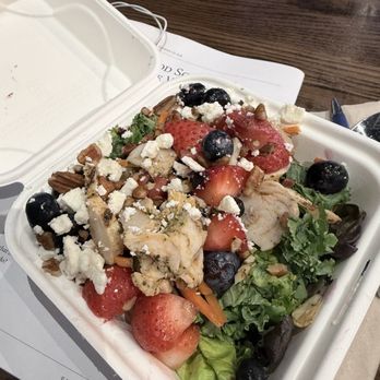 First Watch - This is half of the Berry kale salad - Breakfast & Brunch Near Me - Jacksonville, Florida First Watch - This is half of the Berry kale salad - Breakfast & Brunch Near Me - Jacksonville, Florida