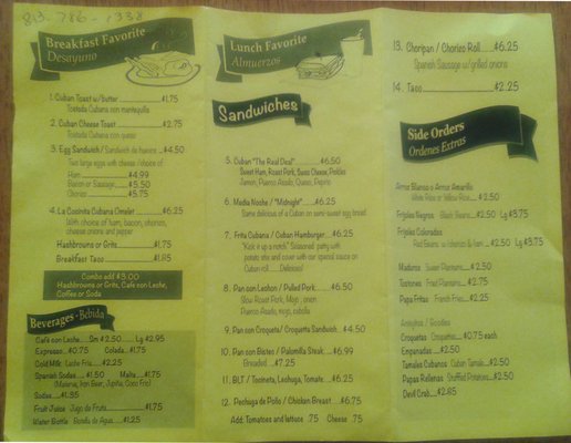 Menu photo 5 La Cocinita Cubana Brandon, FL Menu photo 5 La Cocinita Cubana Brandon, FL