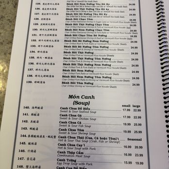 Saigon - Menu Feb 2026 - Vietnamese Near Me - San Diego, California