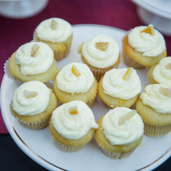 Lila & Sage Cake & Catering Co. - Lemon with lemon curd mini cupcakes - Caterers Near Me - Murphys, California