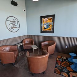 Large variety of seating options for groups, individuals, or kids.