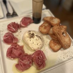 Pastina - Proscuitto & burrata appetizer