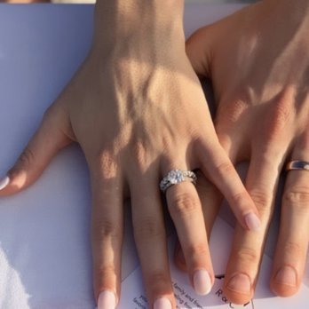 Top Nails - Wedding nails (we blended 3 different gel colors to get the perfect shade) thanks Lan! - Nail Salons Near Me - Seattle, Washington Top Nails - Wedding nails (we blended 3 different gel colors to get the perfect shade) thanks Lan! - Nail Salons Near Me - Seattle, Washington