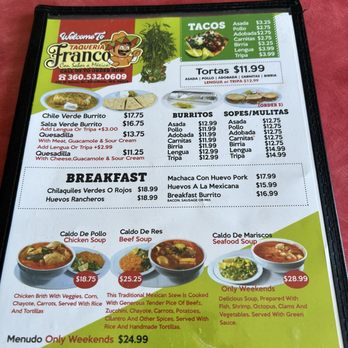 Taqueria Franco - Mexican Near Me - Aberdeen, Washington Taqueria Franco - Mexican Near Me - Aberdeen, Washington