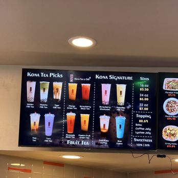 Barstow Station - Kona Tea Menu - Rest Stops Near Me - Barstow, California