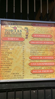Menu photo 2 Tortas Ebenezer Sparks, NV Menu photo 2 Tortas Ebenezer Sparks, NV