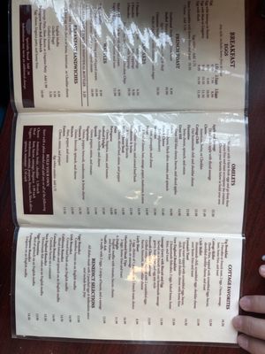 Menu photo 1 Cranberry Cottage Wareham, MA