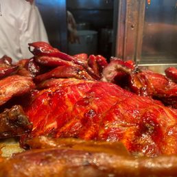 a large pile of meat a large pile of meat