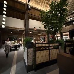 Inside restaurant