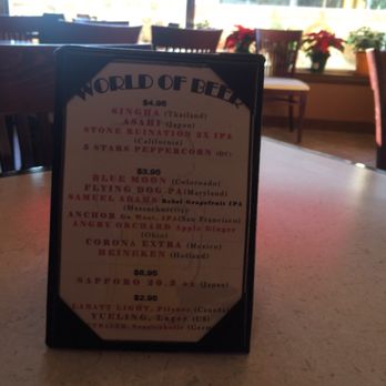 Viet Aroma - Beer menu - Vietnamese Near Me - Vienna, Virginia