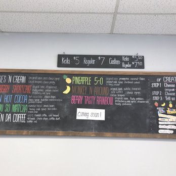 Sweet Creams - Simple menu - Ice Cream & Frozen Yogurt Near Me - Honolulu, Hawaii