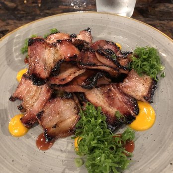 XO Restaurant - Restaurant Week 2019 Braised Sweet & Sour Char Siu Pork Belly, Carrot, Crispy Brussels ppercorns - Asian Fusion Near Me - Honolulu, Hawaii XO Restaurant - Restaurant Week 2019 Braised Sweet & Sour Char Siu Pork Belly, Carrot, Crispy Brussels ppercorns - Asian Fusion Near Me - Honolulu, Hawaii