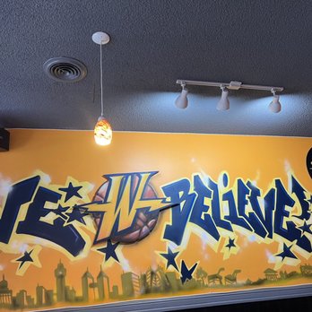 Hang Ten Boiler - We believe mural - Cajun/Creole Near Me - Alameda, California Hang Ten Boiler - We believe mural - Cajun/Creole Near Me - Alameda, California