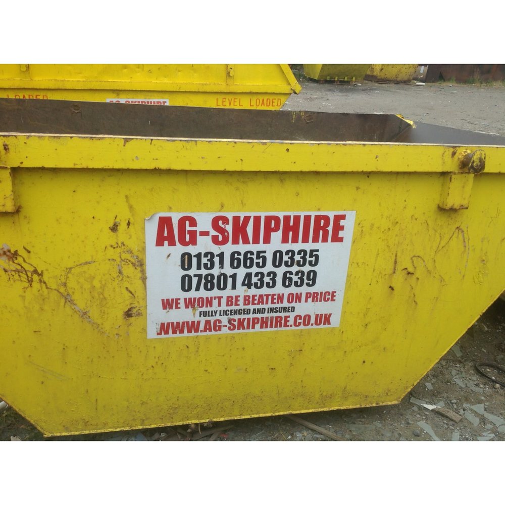 AG SKIP HIRE Shank Gardens, Gorebridge, Midlothian, United Kingdom Yelp
