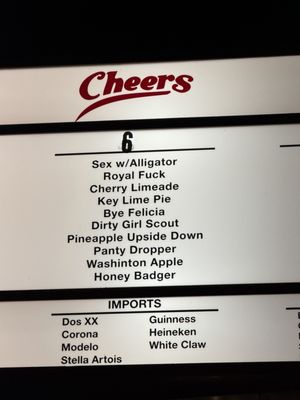 Menu photo 1 Cheers Shot Bar Austin, TX