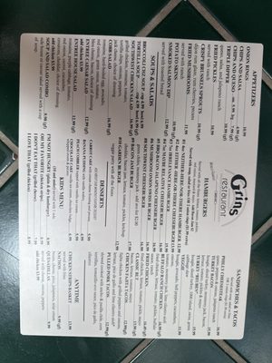 Menu photo 3 Grins Restaurant San Marcos, TX