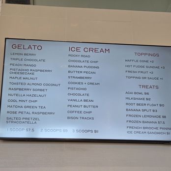 Scoops Homemade Ice Cream - menu 2/2 - Gelato Near Me - Avalon, California Scoops Homemade Ice Cream - menu 2/2 - Gelato Near Me - Avalon, California