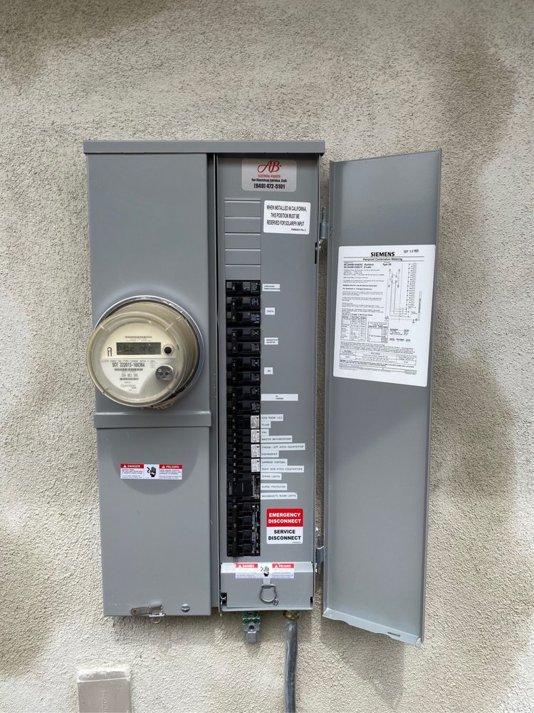 Slide of AB Electrical Services